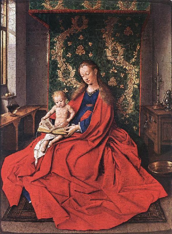 EYCK, Jan van Madonna with the Child Reading dfg China oil painting art